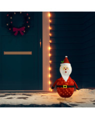 Décoration de Noël Figurine Père Noël LED Tissu de luxe 60 cm | Mobilier & Déco