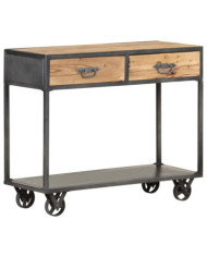 Table console 90x35x74 cm Bois de récupération massif | Mobilier & Déco