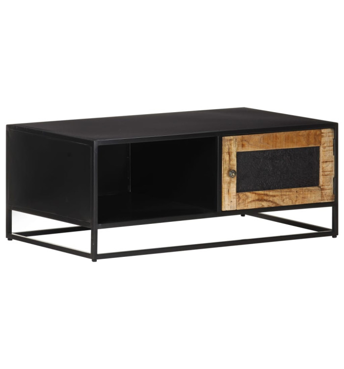 Table basse 90x50x35 cm Bois de manguier brut | Mobilier & Déco