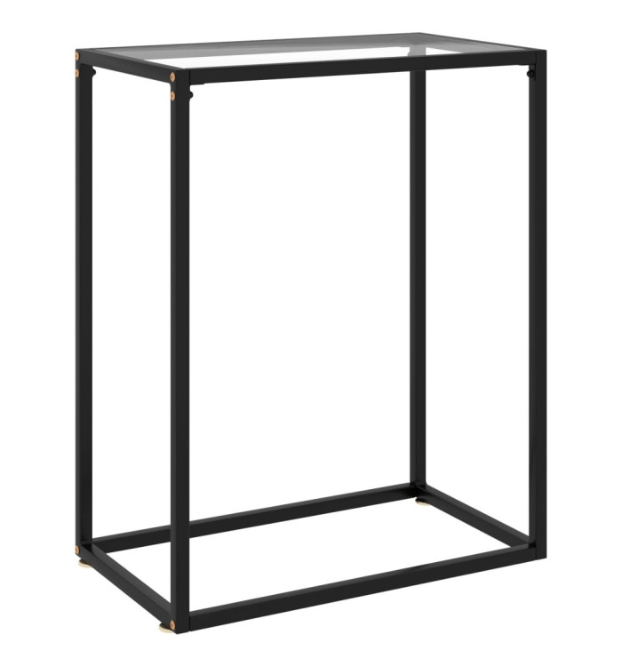 Table console Transparent 60x35x75 cm Verre trempé | Mobilier & Déco