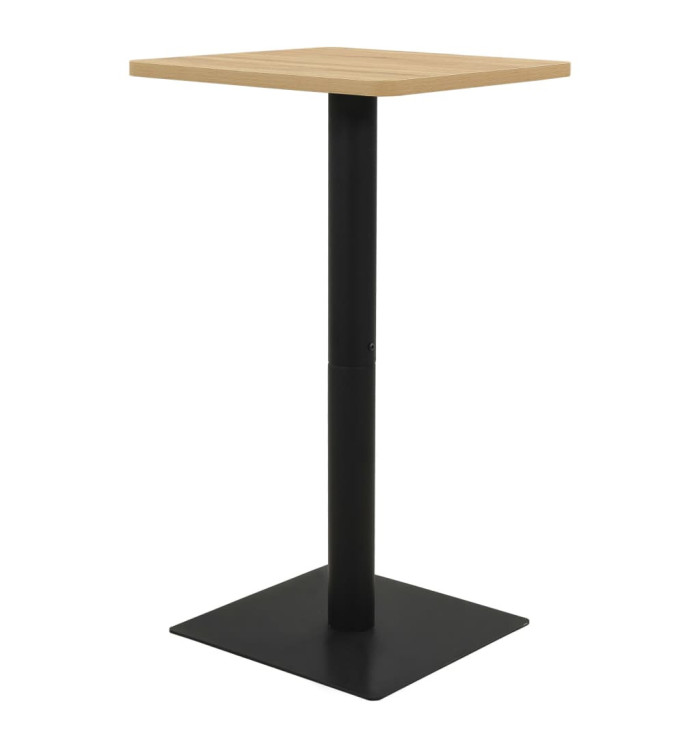 Table de bistro Couleur chêne 50x50x107 cm | Mobilier & Déco