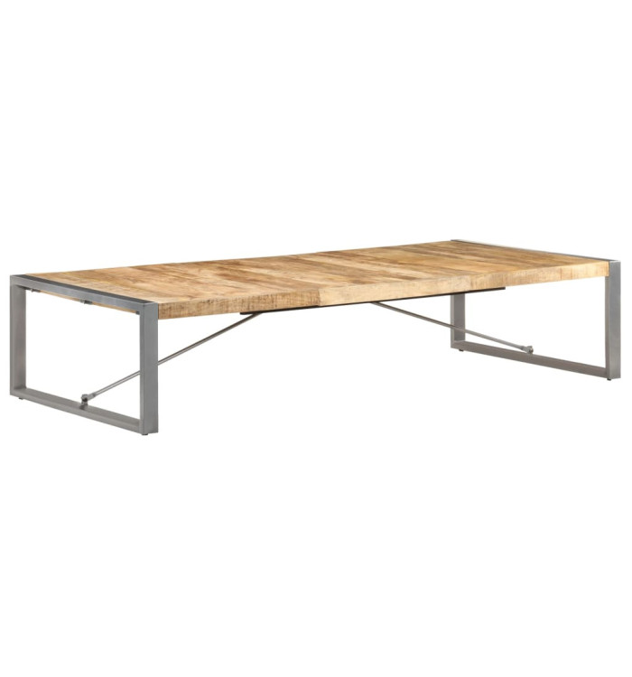 Table basse 180x90x40 cm Bois de manguier brut | Mobilier & Déco