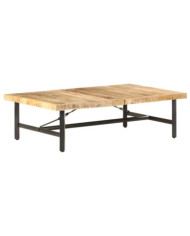 Table basse 142x90x42 cm Bois de manguier massif | Mobilier & Déco