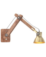Lampe murale Style industriel Laiton Rond E27 | Mobilier & Déco