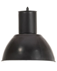 Lampe suspendue 25 W Noir Rond 28,5 cm E27 | Mobilier & Déco