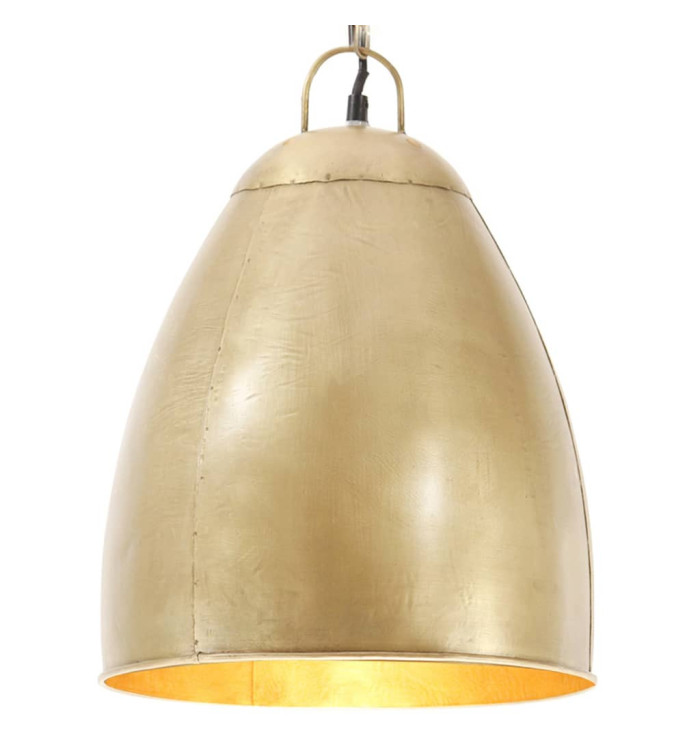 Lampe suspendue industrielle 25 W Laiton Rond 32 cm E27 | Mobilier & Déco