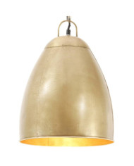 Lampe suspendue industrielle 25 W Laiton Rond 32 cm E27 | Mobilier & Déco