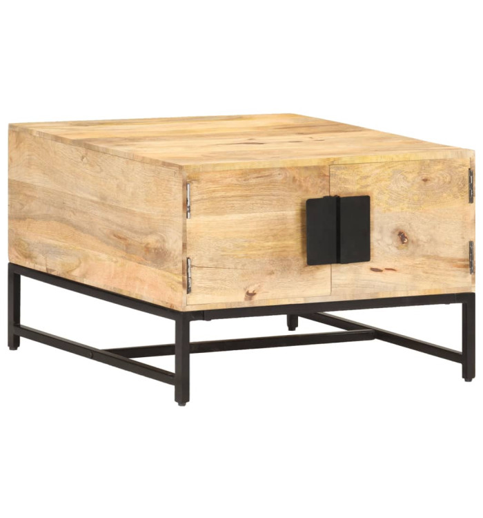 Table basse 67x67x45 cm Bois de manguier massif | Mobilier & Déco
