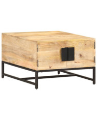 Table basse 67x67x45 cm Bois de manguier massif | Mobilier & Déco