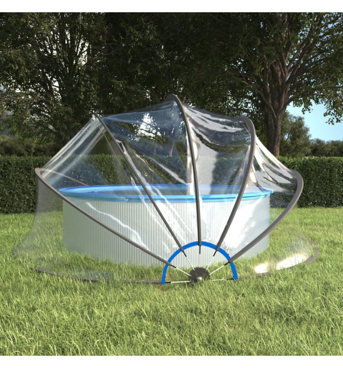 Dôme de piscine rond 467x234 cm PVC | Mobilier & Déco