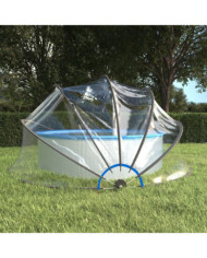 Dôme de piscine rond 467x234 cm PVC | Mobilier & Déco