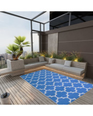 Tapis d'extérieur ARAKIL Bleu 160x230 cm PP | Mobilier & Déco