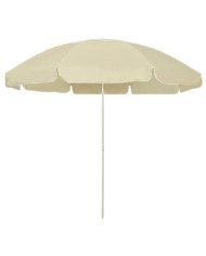 Parasol de plage jaune sable 240 cm | Mobilier & Déco