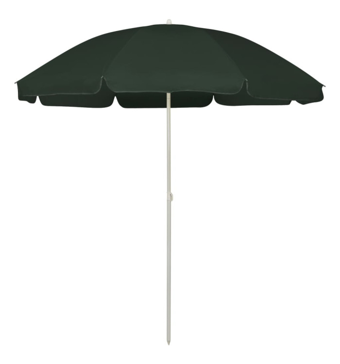Parasol de plage vert 240 cm | Mobilier & Déco