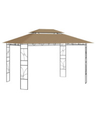 Belvédère 4x3x2,7 m Taupe 160 g/m² | Mobilier & Déco
