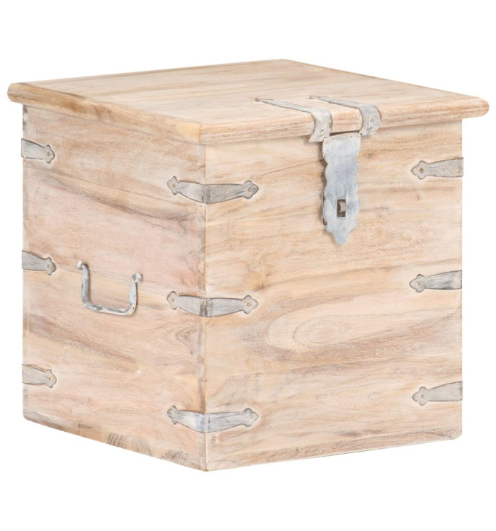 Coffre 40x40x40 cm Bois d'acacia solide | Mobilier & Déco