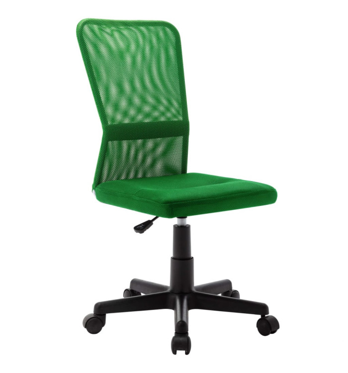 Chaise de bureau Vert 44x52x100 cm Tissu en maille | Mobilier & Déco
