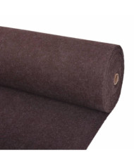 Tapis strié pour exposition 1,2x20 m Marron | Mobilier & Déco