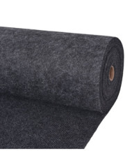 Tapis strié pour exposition 1,2x15 m Anthracite | Mobilier & Déco