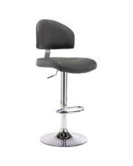 Tabouret de bar Gris Similicuir | Mobilier & Déco