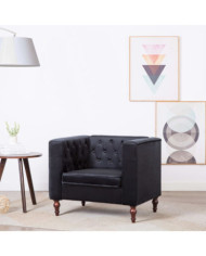 Fauteuil noir velours | Mobilier & Déco