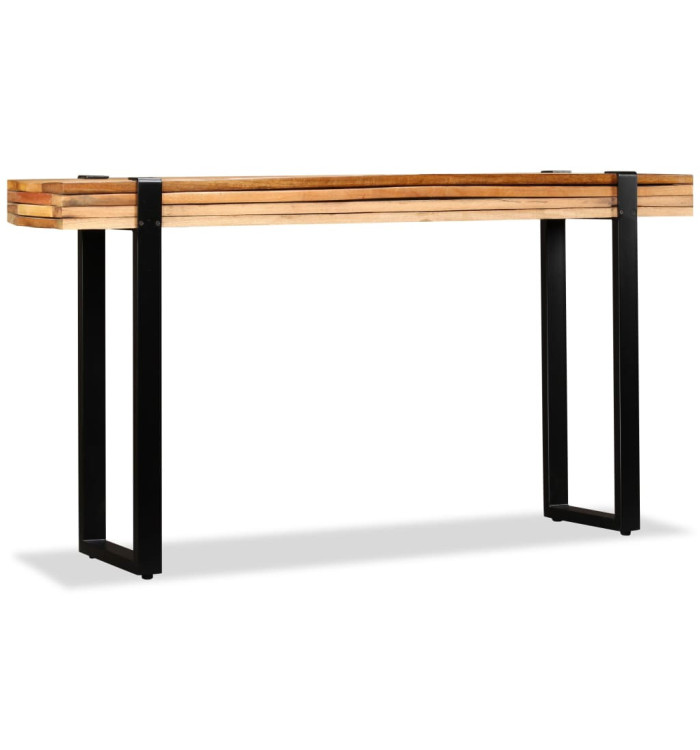 Table console Bois de récupération massif réglable | Mobilier & Déco