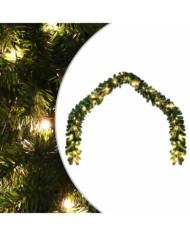 Guirlande de Noël avec lumières LED 10 m | Mobilier & Déco