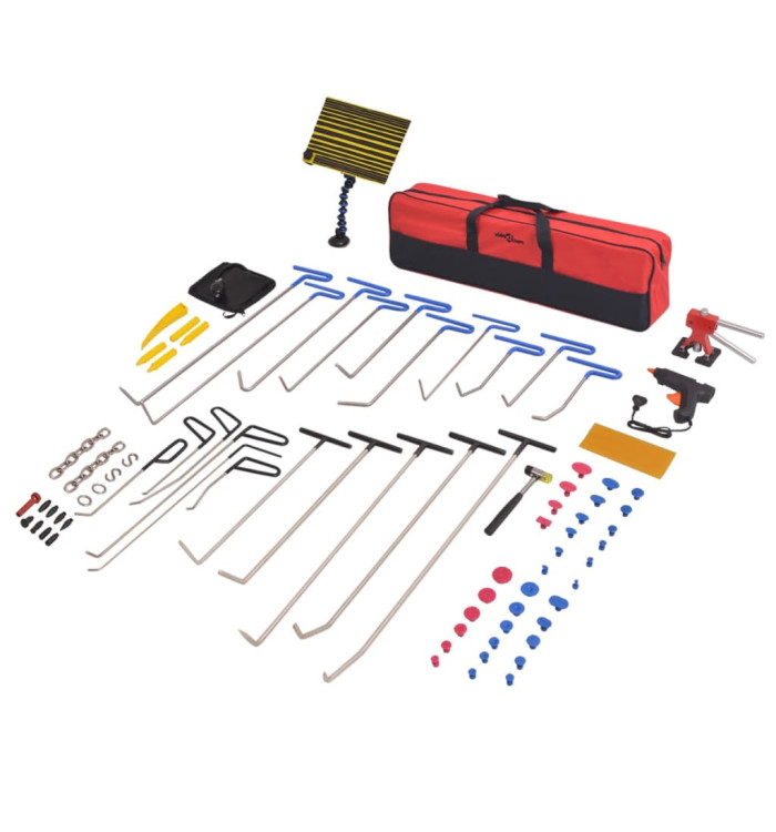 Kit de débosselage sans peinture 87 pcs Acier inoxydable | Mobilier & Déco