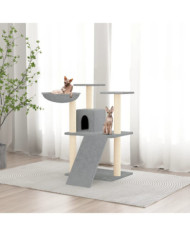 Arbre à chat avec griffoirs en sisal Gris clair 83 cm | Mobilier & Déco