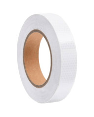 Bande réfléchissante Blanc 2,5 cmx20 m PVC | Mobilier & Déco