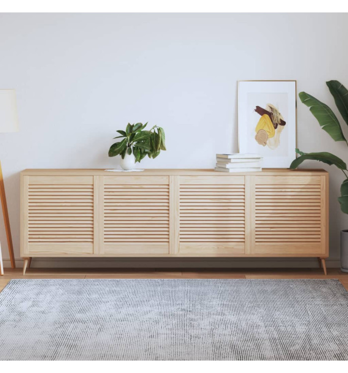 Portes d'armoire à persiennes 4 pcs 61,5x59,4 cm pin massif | Mobilier & Déco