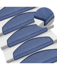 Tapis d'escalier 10 pcs 65x24x4 cm Bleu | Mobilier & Déco