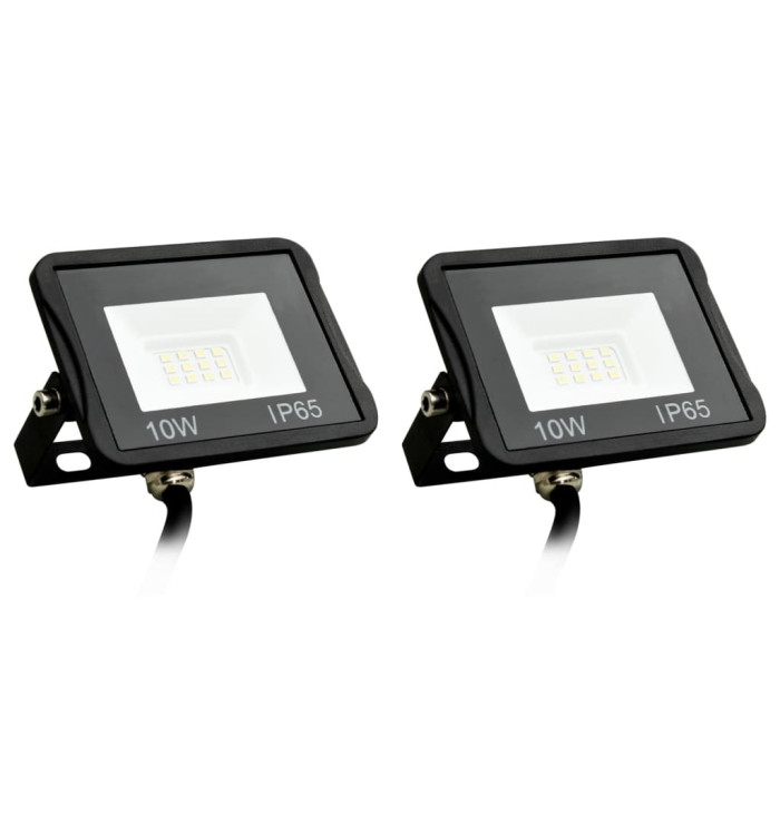 Projecteurs à LED 2 pcs 10 W Blanc froid | Mobilier & Déco