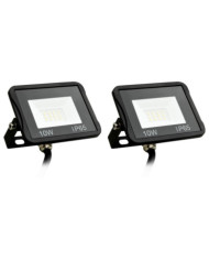 Projecteurs à LED 2 pcs 10 W Blanc froid | Mobilier & Déco