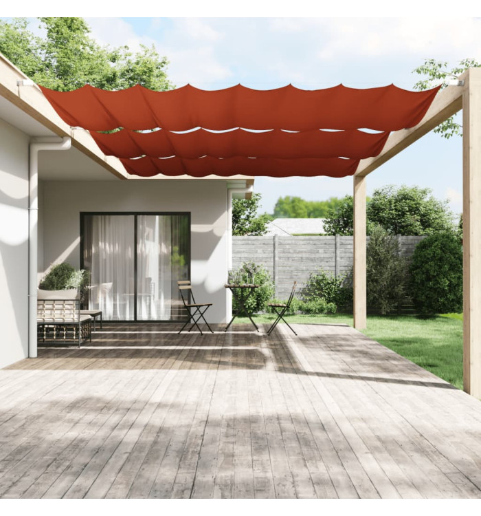Auvent vertical Terre cuite 200x360 cm Tissu oxford | Mobilier & Déco