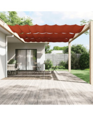 Auvent vertical Terre cuite 200x360 cm Tissu oxford | Mobilier & Déco