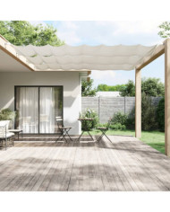 Auvent vertical Blanc 100x1000 cm Tissu oxford | Mobilier & Déco