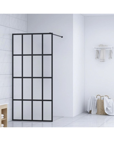 Écran de douche Verre trempé dépoli 140x195 cm | Mobilier & Déco