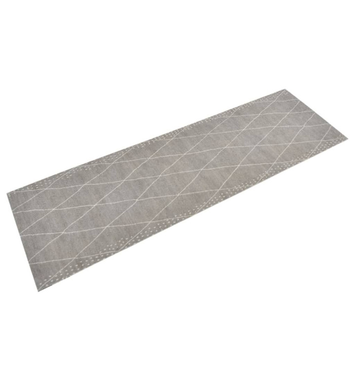 Tapis de cuisine lavable impression losange 60x180 cm velours | Mobilier & Déco