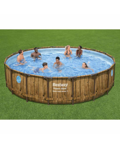 Bestway Ensemble de piscine Power Steel 549x122 cm | Mobilier & Déco