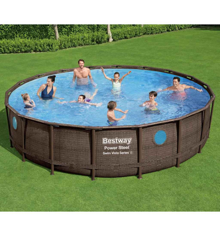 Bestway Ensemble de piscine Power Steel 549x122 cm | Mobilier & Déco