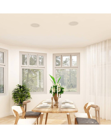 Haut-parleurs muraux et de plafond intégrés 2 pcs 80 W | Mobilier & Déco