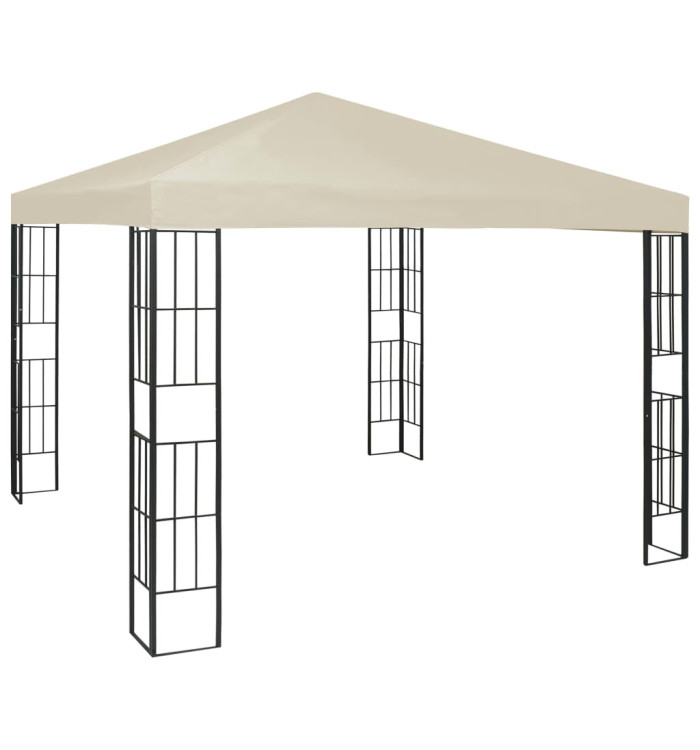 Belvédère 3x3 m Crème | Mobilier & Déco