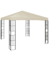 Belvédère 3x3 m Crème | Mobilier & Déco