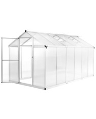 Serre Aluminium 362x190x195 cm 13,41 m³ | Mobilier & Déco