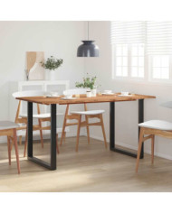Table de salle à manger 154x80x76 cm Bois d'acacia solide | Mobilier & Déco
