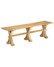 Banc 160x35x45 cm bois massif de manguier | Mobilier & Déco