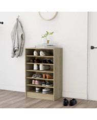 Armoire à chaussures Chêne Sonoma 60x35x92 cm Bois d’ingénierie | Mobilier & Déco