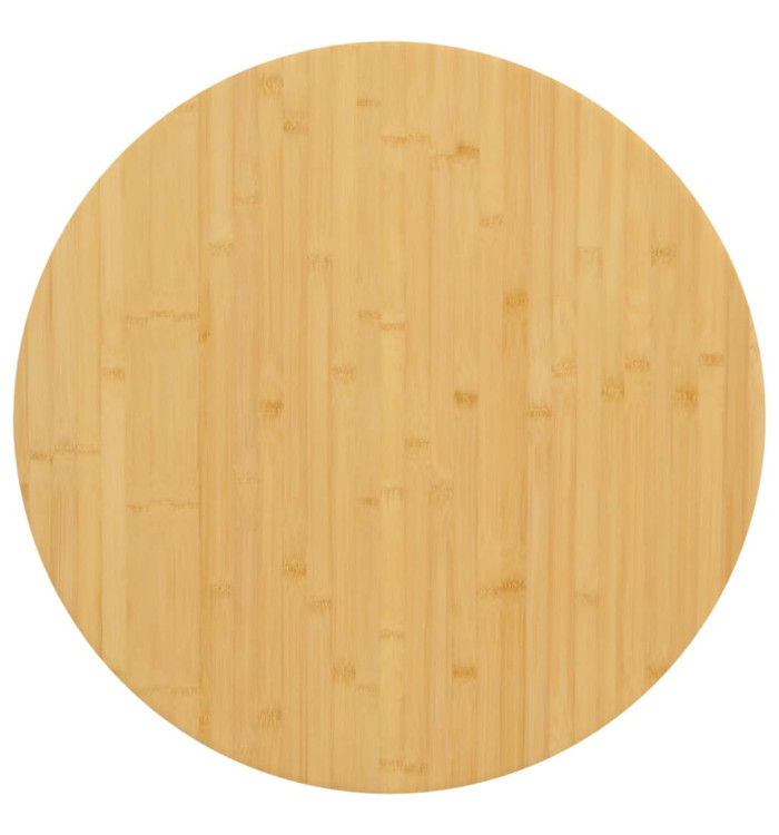 Dessus de table Ø90x1,5 cm bambou | Mobilier & Déco