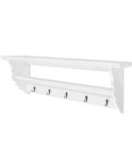 Porte-manteau PFDM blanc style baroque | Mobilier & Déco